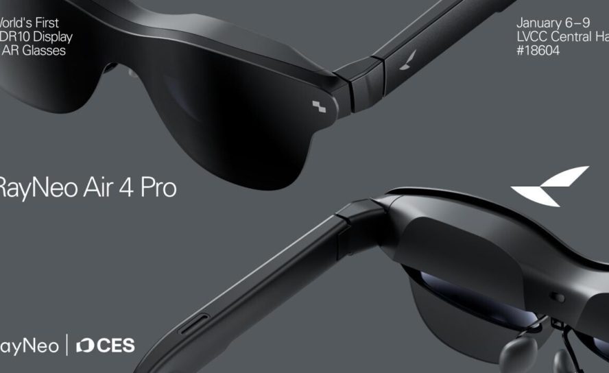 RayNeo представит на CES 2026 первые в мире AR-очки с поддержкой HDR10