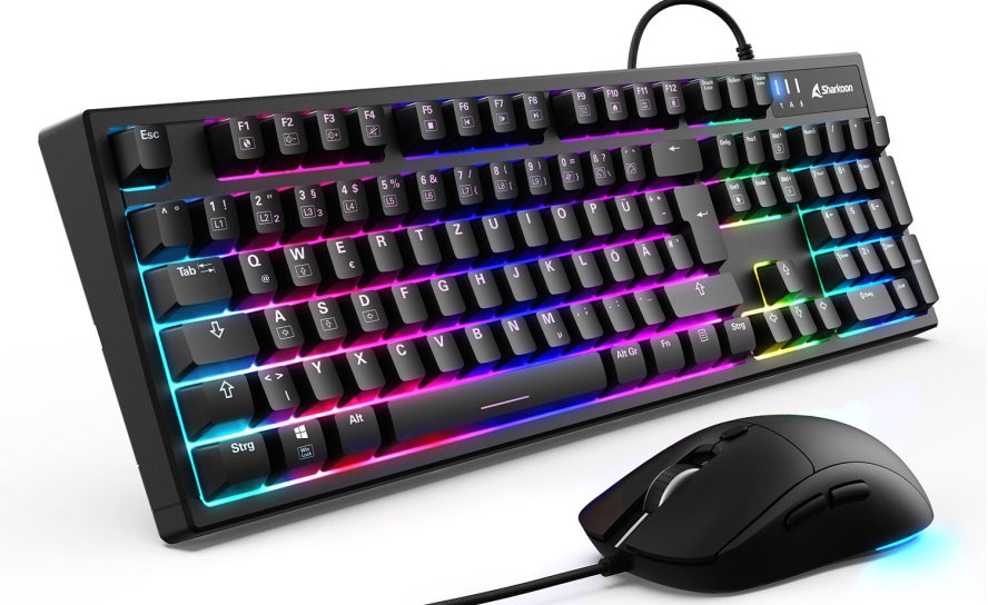 Sharkoon представила игровой комплект SKILLER SGB15 — клавиатура и мышь для динамичных сражений