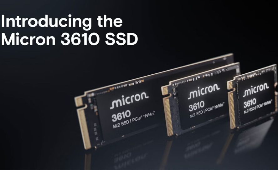 Micron представила первый в отрасли PCIe Gen 5 QLC SSD для тонких ноутбуков и AI‑ПК