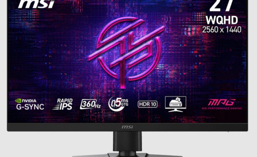 MSI и NVIDIA представили киберспортивный монитор MPG 272QRF X36 с частотой 360 Гц и технологией G-SYNC Pulsar
