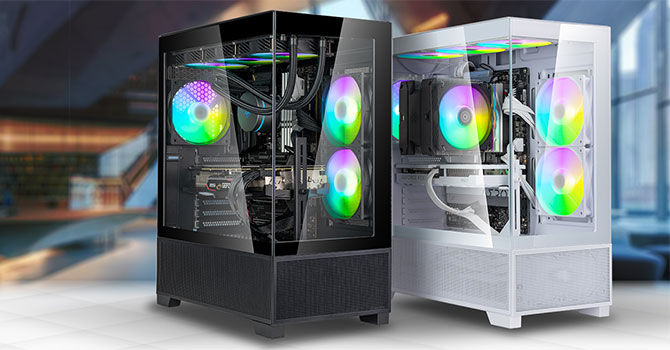 SilverStone представила корпус Lucid 05 — увеличенную версию Lucid 04 с поддержкой ATX и акцентом на стеклянный дизайн