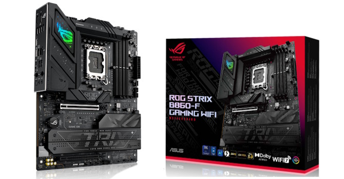 ASUS представила ROG Strix B860-F Gaming Wi-Fi — сбалансированную плату для Core Ultra без разгона