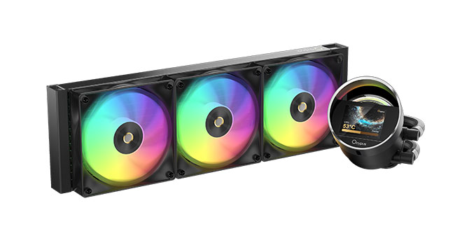 Ocypus выходит на рынок СЖО с 360-мм системой Sigma L36 ARGB и IPS-экраном на помпе