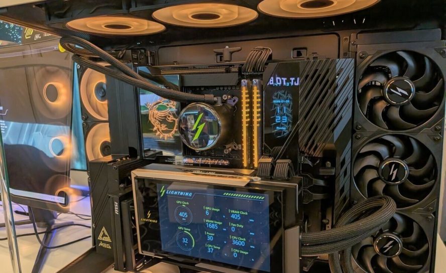 MSI представила GeForce RTX 5090 Lightning Z — самую экстремальную видеокарту в своей истории