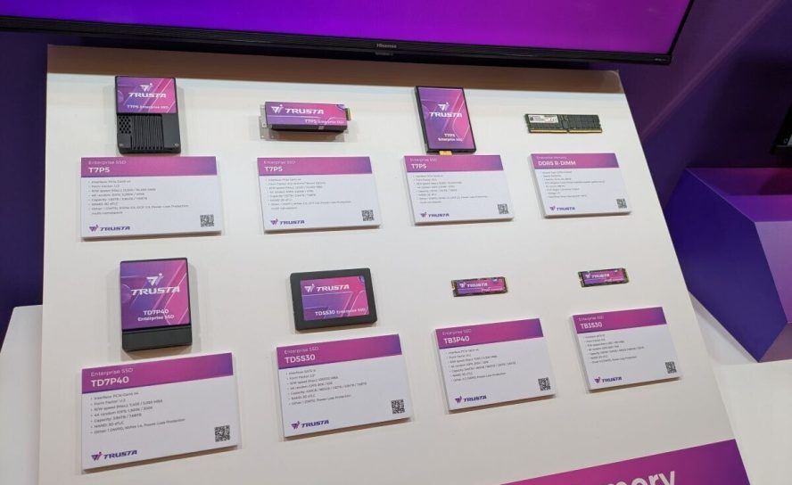 ADATA выводит корпоративное хранилище на новый уровень: бренд TRUSTA дебютировал на CES 2026 с SSD PCIe Gen 5 и решениями для ИИ