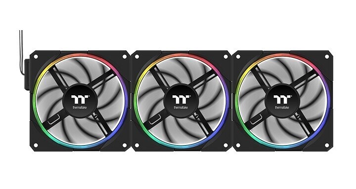 Thermaltake представила вентиляторы TS120 EX RGB и TS140 EX RGB с индивидуальными датчиками температуры