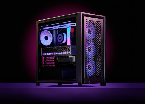 Corsair выпустила лимитированные корпуса FRAME 4000D Vault Series с эффектной меняющейся окраской