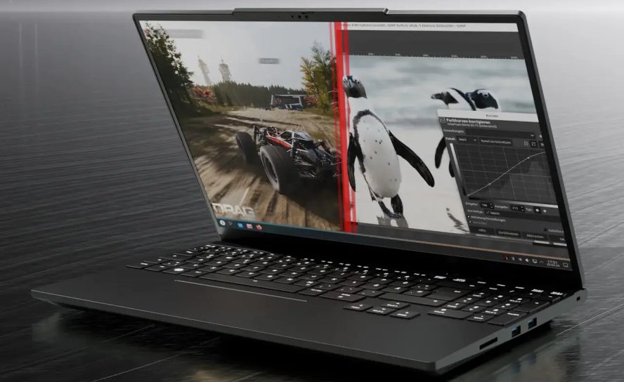 TUXEDO представила InfinityBook Max 15 на Intel Core Ultra: тонкий ноутбук с RTX-графикой и батареей 99 Вт·ч