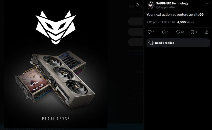 Sapphire представила Radeon RX 9070 XT Nitro+ в стиле Crimson Desert