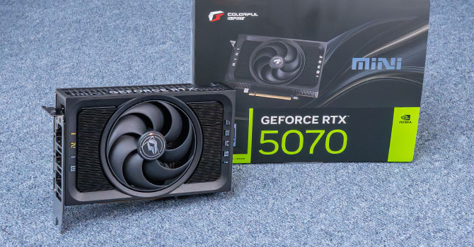 Colorful представила компактную GeForce RTX 5070 Mini OC длиной всего 18 см