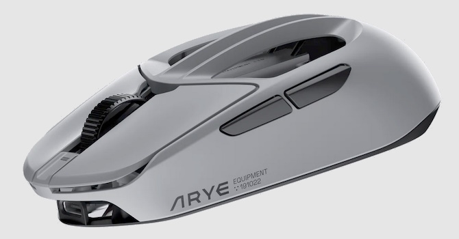 ARYE представила ультралёгкую игровую мышь RCC-1 с композитным карбоновым корпусом и опросом до 8000 Гц