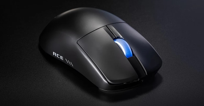 ASUS представила ультралёгкую игровую мышь ROG Harpe II Ace с опросом 8000 Гц и новым сенсором AimPoint Pro