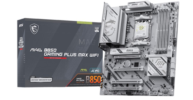 MSI обновляет линейку AM5: плата MAG B850 Gaming Plus Max Wi-Fi получила BIOS 64 МБ и Wi-Fi 7