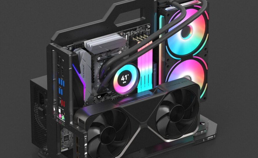 Geeek открыла предзаказы на открытый корпус Exo 1 для microATX по доступной цене