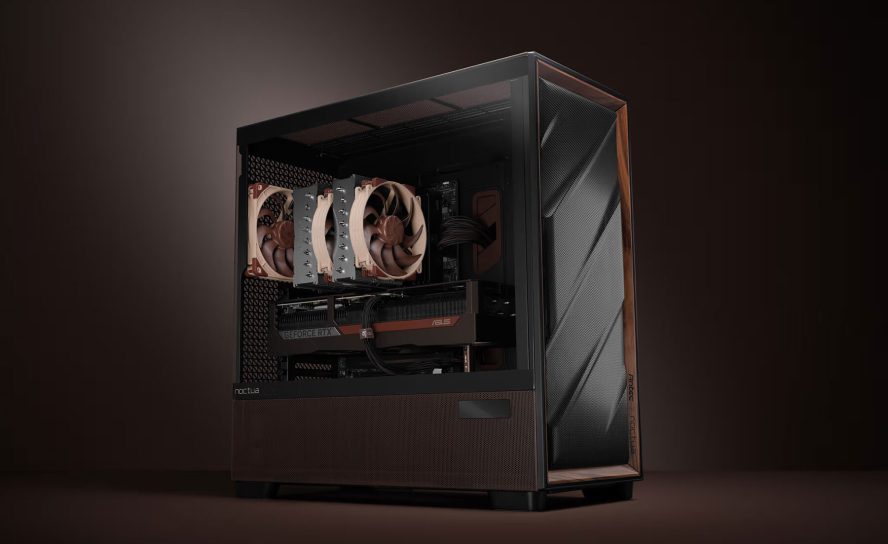 Antec и Noctua представили тихий корпус Flux Pro Noctua Edition с улучшенным охлаждением