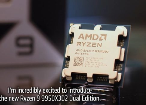 AMD представила Ryzen 9 9950X3D2 Dual Edition с 3D V-Cache на обоих кристаллах