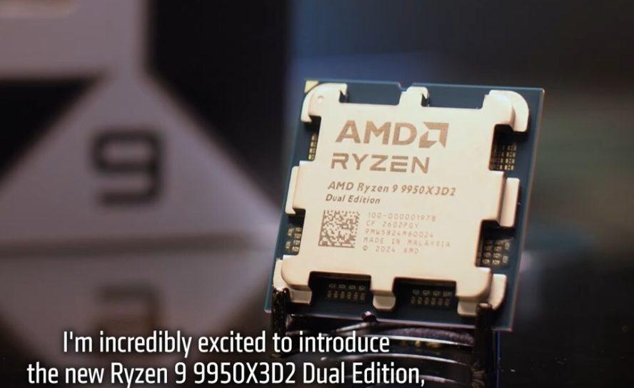 AMD представила Ryzen 9 9950X3D2 Dual Edition с 3D V-Cache на обоих кристаллах