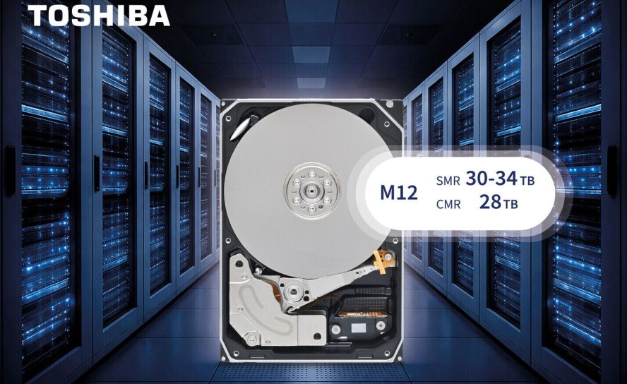 Toshiba представила HDD серии M12 объемом до 34 ТБ для дата-центров нового поколения