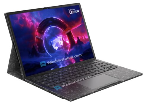 Lenovo может представить складной Legion Go: портативная консоль и мини-ноутбук в одном устройстве