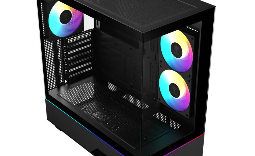 GAMDIAS представила корпуса ATLAS M5 Series с панорамным стеклом и ARGB-подсветкой для игровых ПК