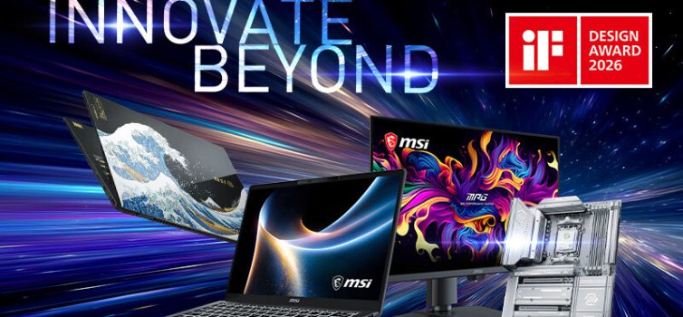 MSI завоевала четыре iF DESIGN AWARD 2026 за инновации в дизайне и интеграцию ИИ