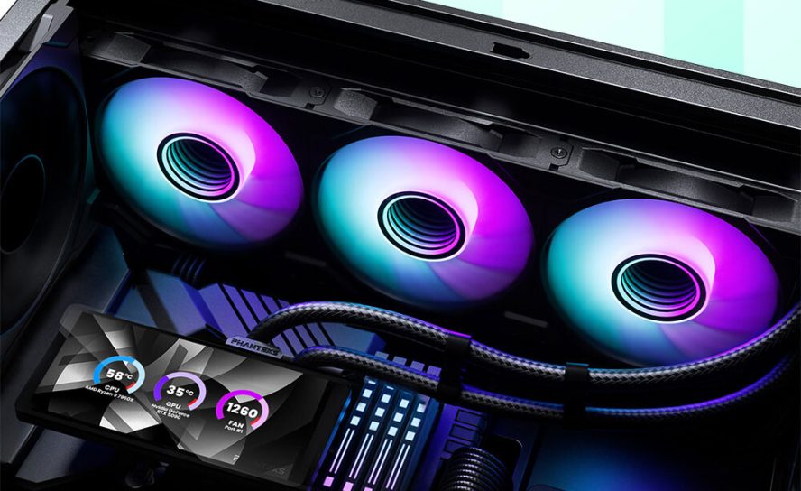 Phanteks представила 360M25-LCD AIO с 6-дюймовым IPS-дисплеем и аппаратной кастомизацией
