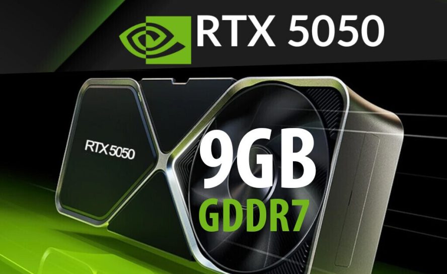 Слухи: NVIDIA готовит GeForce RTX 5050 с 9 ГБ памяти GDDR7