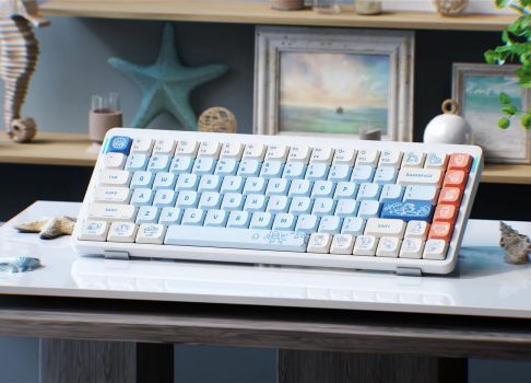 NuPhy представила дизайнерский набор низкопрофильных кейкапов Aquarium nSA