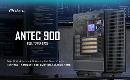 Antec представила флагманский корпус Antec 900 для рабочих станций и систем AI