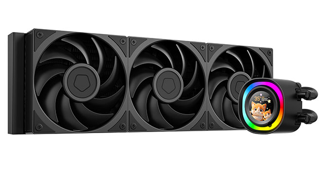 ID-Cooling представила FX360 LCD PE — 360-мм СЖО с упором на производительность и дисплеем 1,48 дюйма