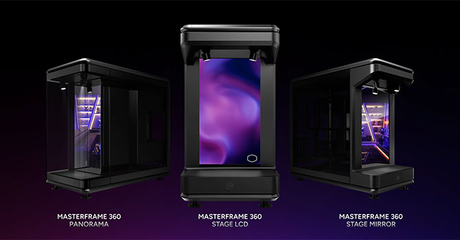 Cooler Master представила корпус MasterFrame 360 Panorama с витриной для коллекционных фигурок