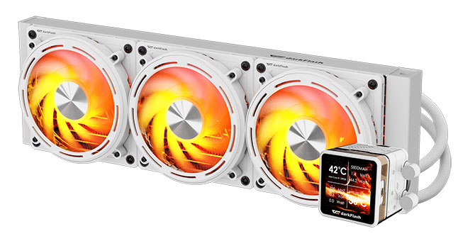 darkFlash представила СЖО Explore DE360 с магнитным дисплеем и акцентом на дизайн