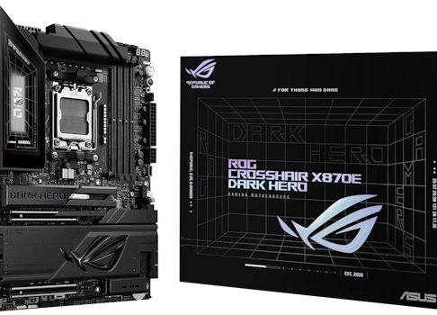 ASUS анонсировала ROG Crosshair X870E Dark Hero — премиальная плата для Ryzen на Socket AM5