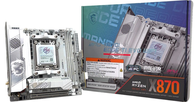 MSI представила компактную материнскую плату MPG X870I Edge Ti Evo Wi-Fi для систем Mini-ITX