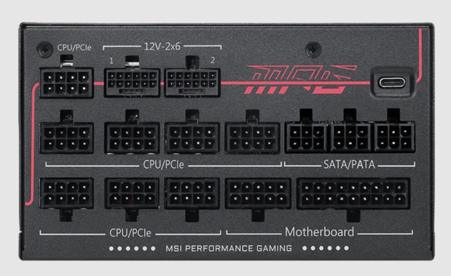 MSI представила блоки питания с защитой GPU Safeguard+: новый уровень безопасности для мощных видеокарт