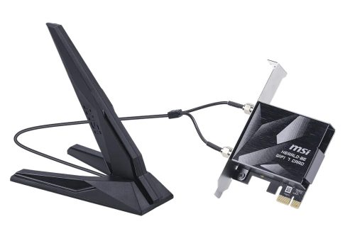 MSI представила сетевой адаптер Herald BE9400 с поддержкой Wi-Fi 7 и скоростью до 5,7 Гбит/с