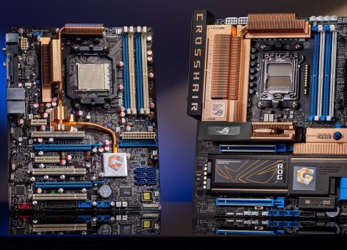 ASUS показала ROG Crosshair 2006 — ретро-материнскую плату в стиле первых игровых ПК начала 2000-х