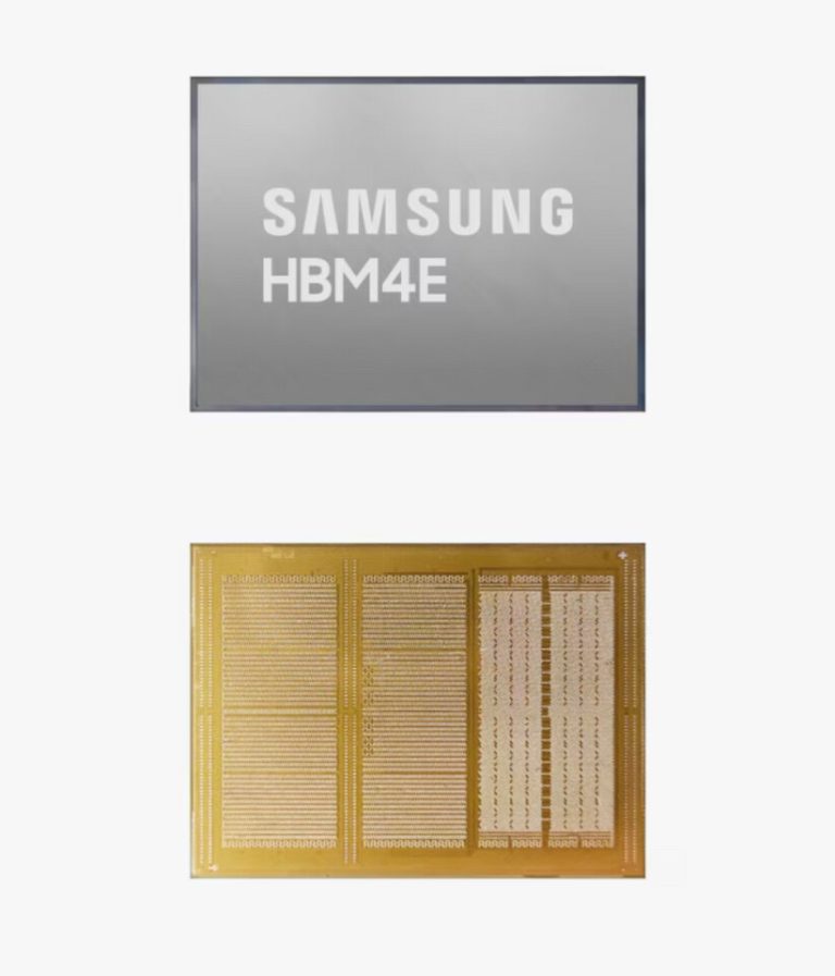 12-слойный образец чипа HBM4E от Samsung Electronics