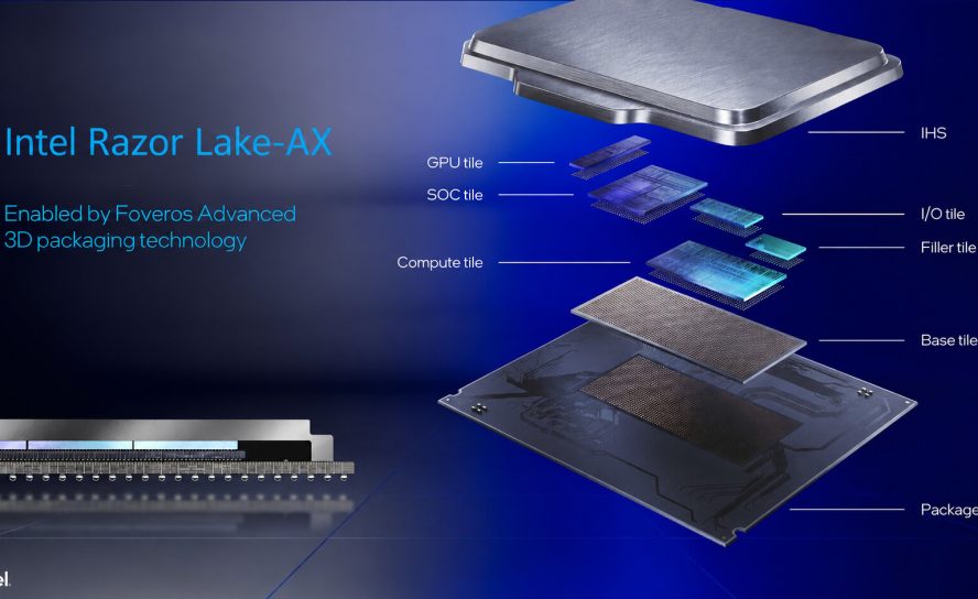 Intel готовит Razor Lake-AX с гигантской встроенной графикой: до 32 Xe3-ядер и память прямо в корпусе чипа