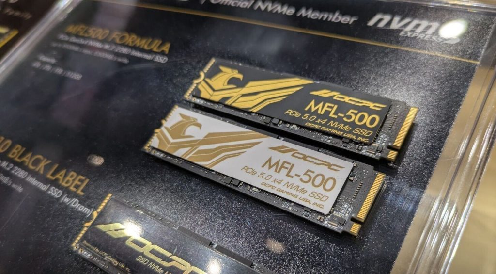 NVMe-накопители MFL500 и MBL410 от компании Overclockers PC