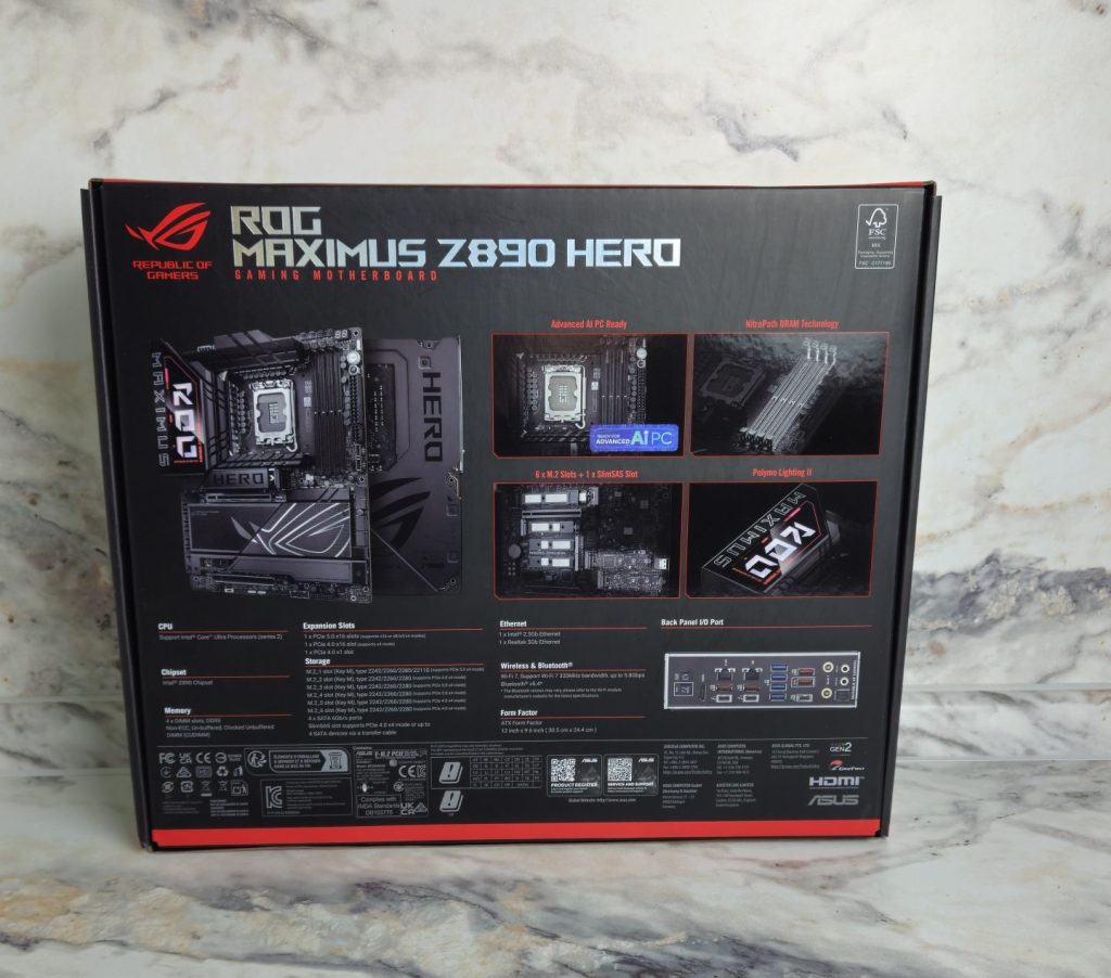 Материнская плата ASUS ROG MAXIMUS Z890 HERO