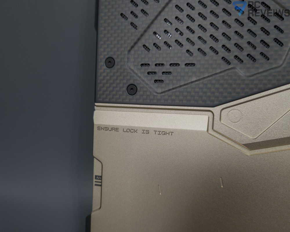 Текстура корпуса игрового планшета ASUS ROG Flow Z13-KJP крупным планом