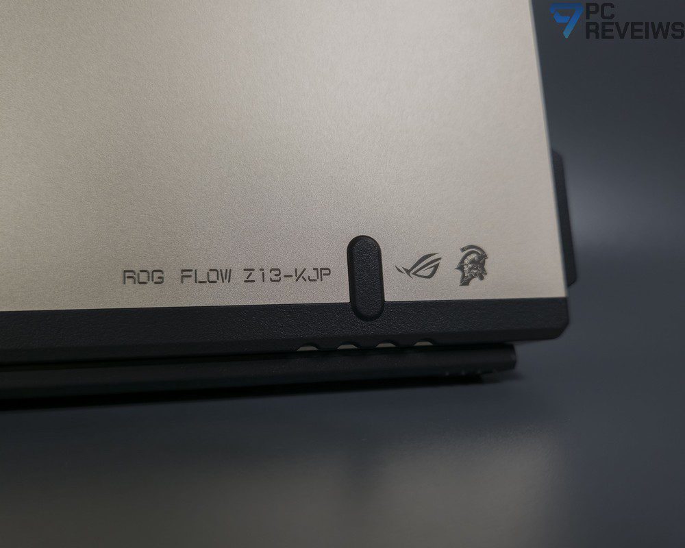 Текстура корпуса игрового планшета ASUS ROG Flow Z13-KJP крупным планом
