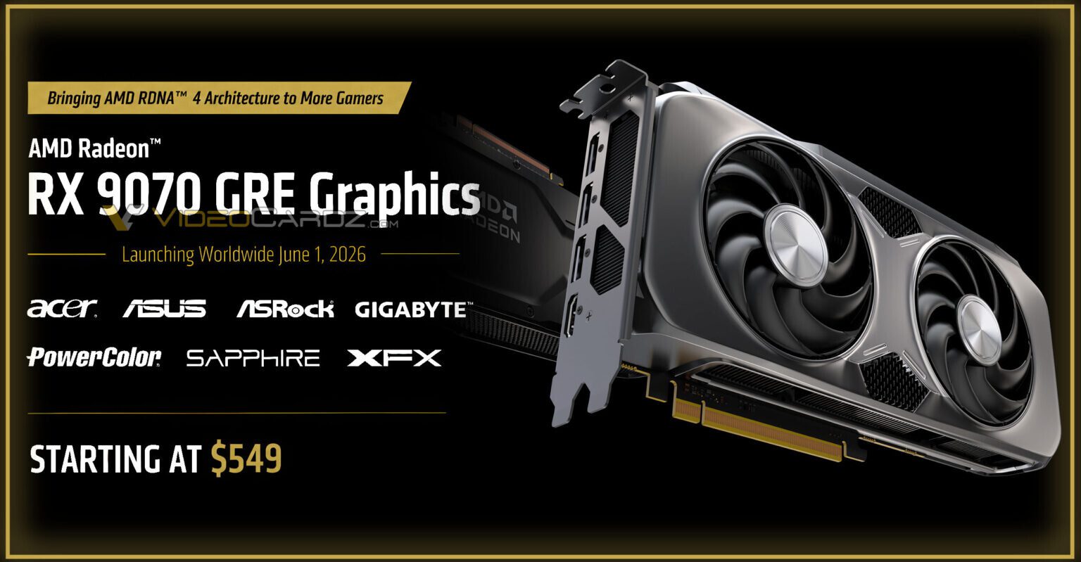 Radeon RX 9070 GRE