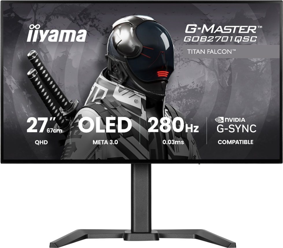 OLED монитор iiyama G-Master GOB2701QSC-B1 Titan Falcon