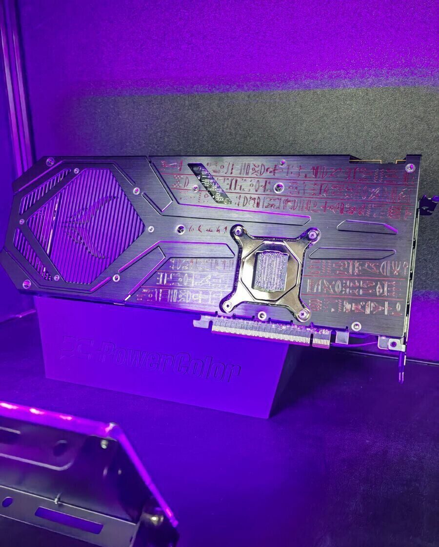 Прототип видеокарты RX 9070 XT от PowerColor