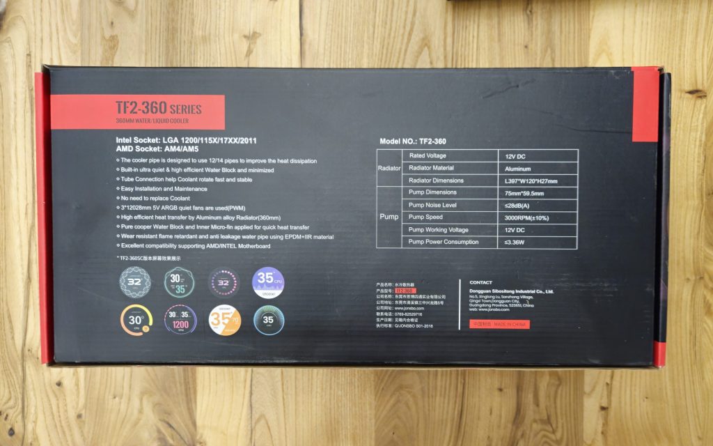 СЖО Jonsbo TF2-360 SC