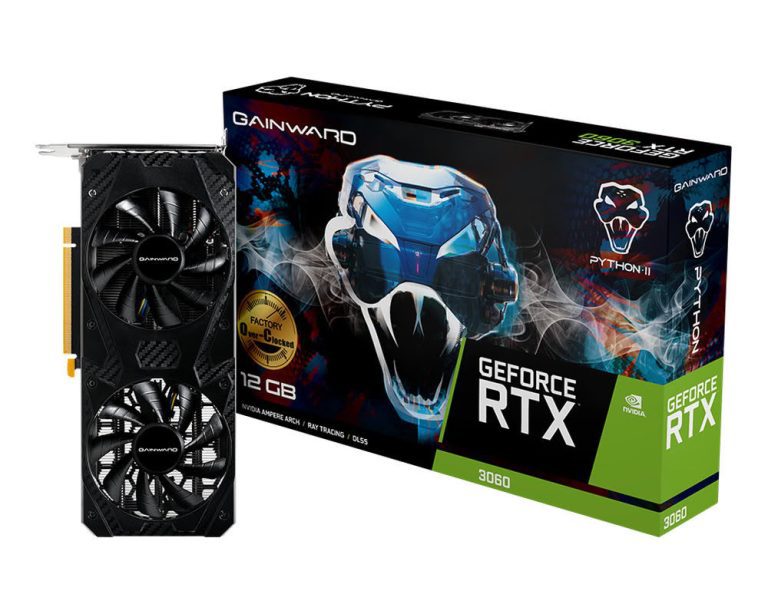 Видеокарта Gainward GeForce RTX 3060 Python II OC