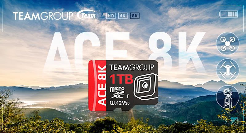 Карта памяти Team Group ACE 8K MicroSDXC
