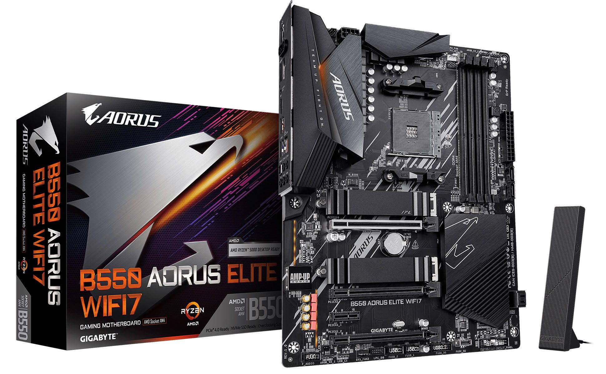 Материнская плата Gigabyte B550 AORUS Elite WiFi7